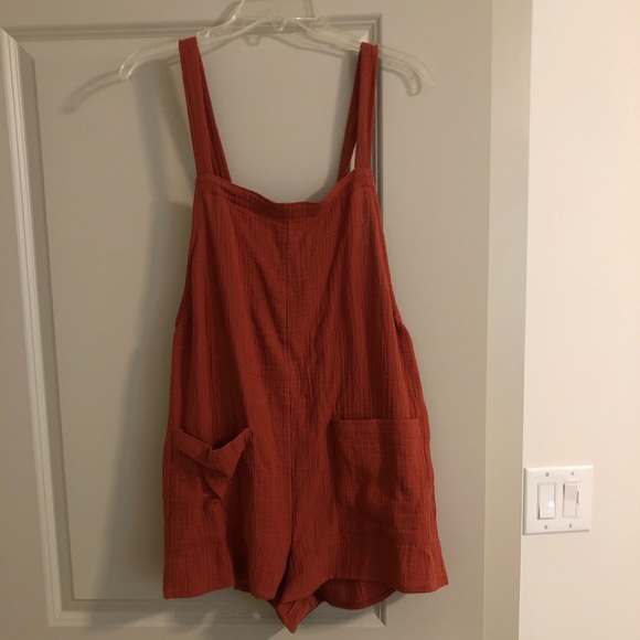 Xhilaration Pants - Linen overalls/romper